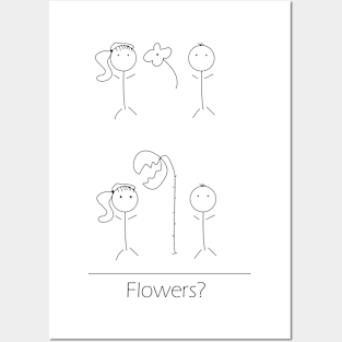 Flowers? Relationships story Posters and Art